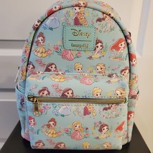 Loungfly Chibi Princess Mini Backpack
